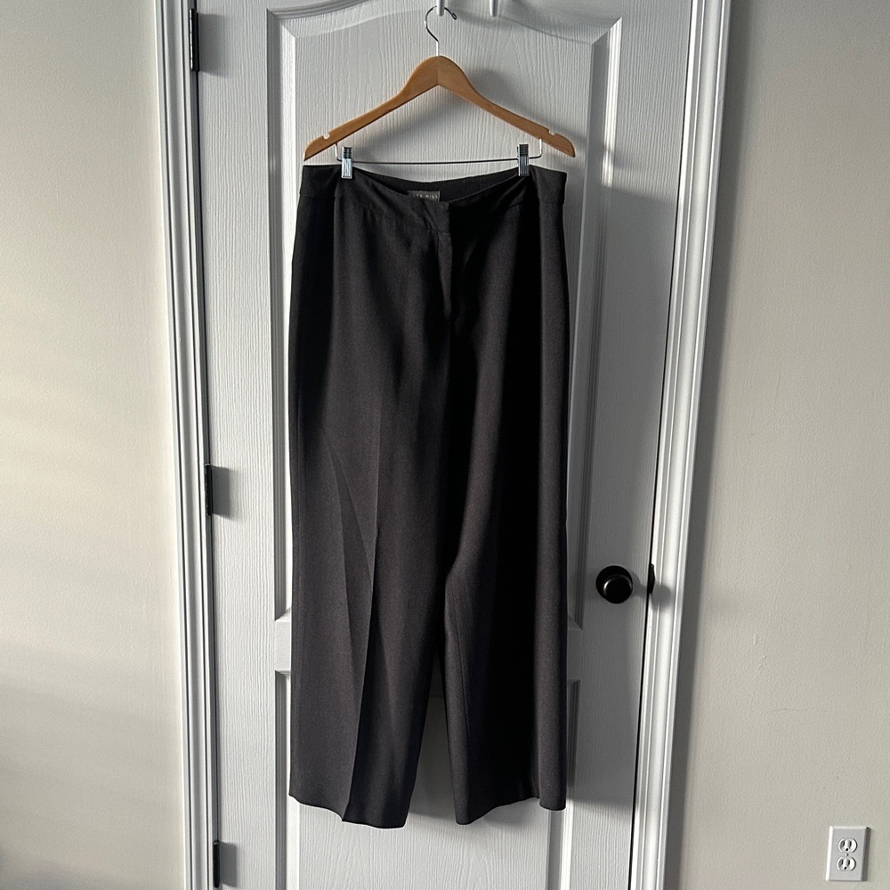 Kate Hill Elegant Black Womens Dress Pants